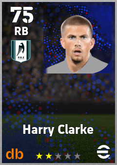 Harry Clarke — RB, OVR 75, MAX 75