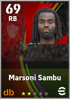 Marsoni Sambu eFootball player card
