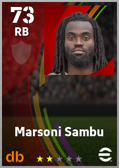Marsoni Sambu — RB, OVR 73, MAX 73
