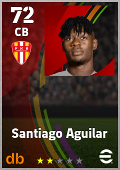 Santiago Aguilar — CB, OVR 72, MAX 72