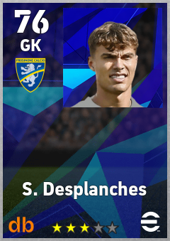 S. Desplanches — GK, OVR 76, MAX 76