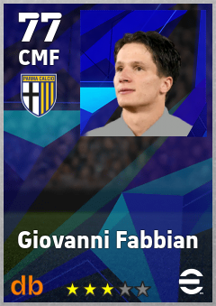Giovanni Fabbian — CMF, OVR 77, MAX 77
