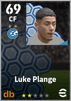 Luke Plange — CF, OVR 69, MAX 69