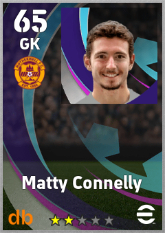 Matty Connelly — GK, OVR 65, MAX 65