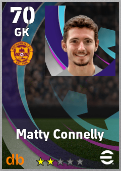 Matty Connelly eFootball player card
