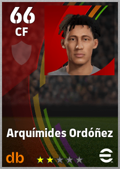 Arquímides Ordóñez eFootball player card