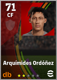 Arquímides Ordóñez eFootball player card