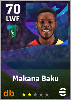 Makana Baku — LWF, OVR 70, MAX 70