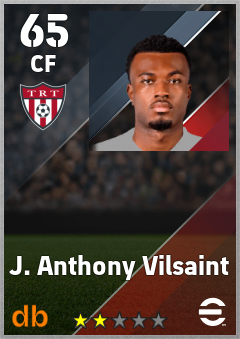 J. Anthony Vilsaint — CF, OVR 65, MAX 65