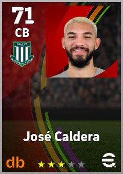 José Caldera — CB, OVR 71, MAX 71
