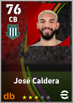 José Caldera — CB, OVR 76, MAX 76