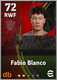 Fabio Blanco — RWF, OVR 72, MAX 72