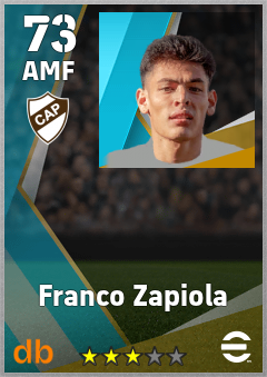Franco Zapiola eFootball player card