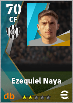 Ezequiel Naya — CF, OVR 70, MAX 70