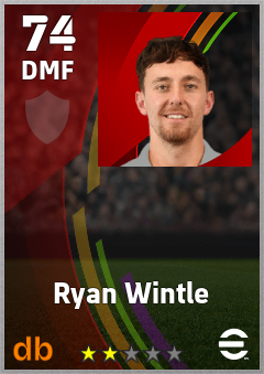 Ryan Wintle — DMF, OVR 74, MAX 74