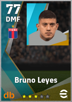 Bruno Leyes — DMF, OVR 77, MAX 77