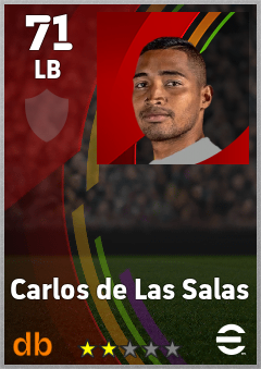 Carlos de Las Salas — LB, OVR 71, MAX 71