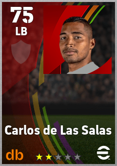 Carlos de Las Salas — LB, OVR 75, MAX 75
