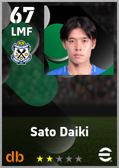 Sato Daiki eFootball player card
