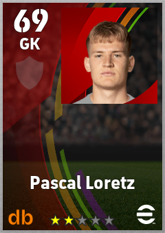 Pascal Loretz eFootball player card