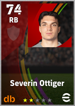 Severin Ottiger — RB, OVR 74, MAX 74