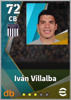 Iván Villalba — CB, OVR 72, MAX 72