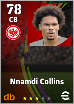 Nnamdi Collins — CB, OVR 78, MAX 78