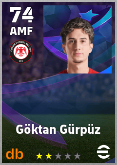 Göktan Gürpüz — AMF, OVR 74, MAX 74