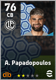 A. Papadopoulos eFootball player card