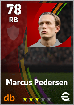 Marcus Pedersen eFootball player card