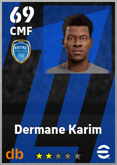 Dermane Karim — CMF, OVR 69, MAX 69