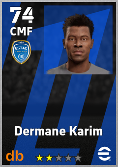 Dermane Karim — CMF, OVR 74, MAX 74