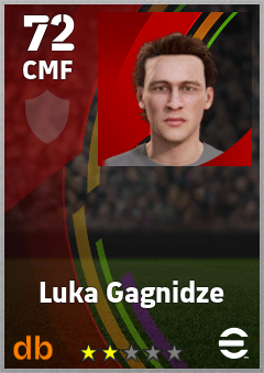 Luka Gagnidze eFootball player card