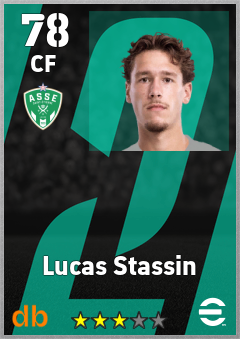 Lucas Stassin — CF, OVR 78, MAX 78