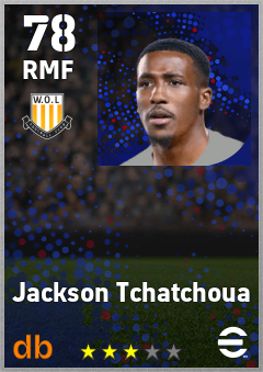 Jackson Tchatchoua eFootball player card