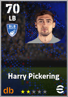 Harry Pickering — LB, OVR 70, MAX 70