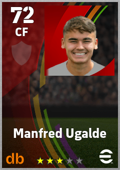 Manfred Ugalde eFootball player card