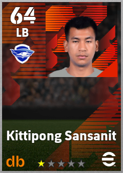 Kittipong Sansanit — LB, OVR 64, MAX 64