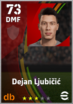Dejan Ljubičić eFootball player card