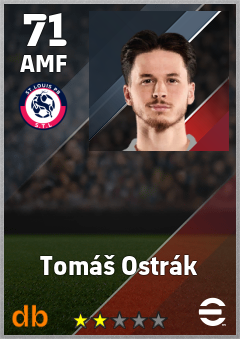 Tomáš Ostrák — AMF, OVR 71, MAX 71