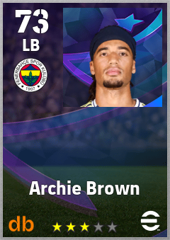 Archie Brown eFootball player card