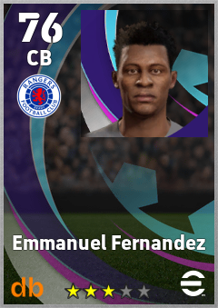 Emmanuel Fernandez — CB, OVR 76, MAX 76