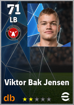 Viktor Bak Jensen — LB, OVR 71, MAX 71