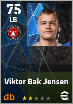 Viktor Bak Jensen eFootball player card