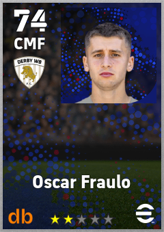 Oscar Fraulo — CMF, OVR 74, MAX 74