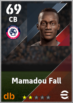 Mamadou Fall — CB, OVR 69, MAX 69