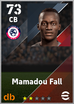 Mamadou Fall — CB, OVR 73, MAX 73