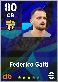 Federico Gatti — CB, OVR 80, MAX 89
