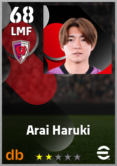 Arai Haruki eFootball player card