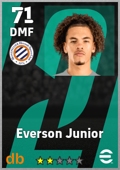 Everson Junior — DMF, OVR 71, MAX 71